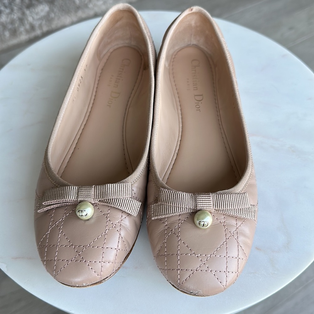 Dior ballet flat shoes